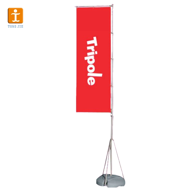 Werbung Strand Flagge mit Spike oder Cross Base