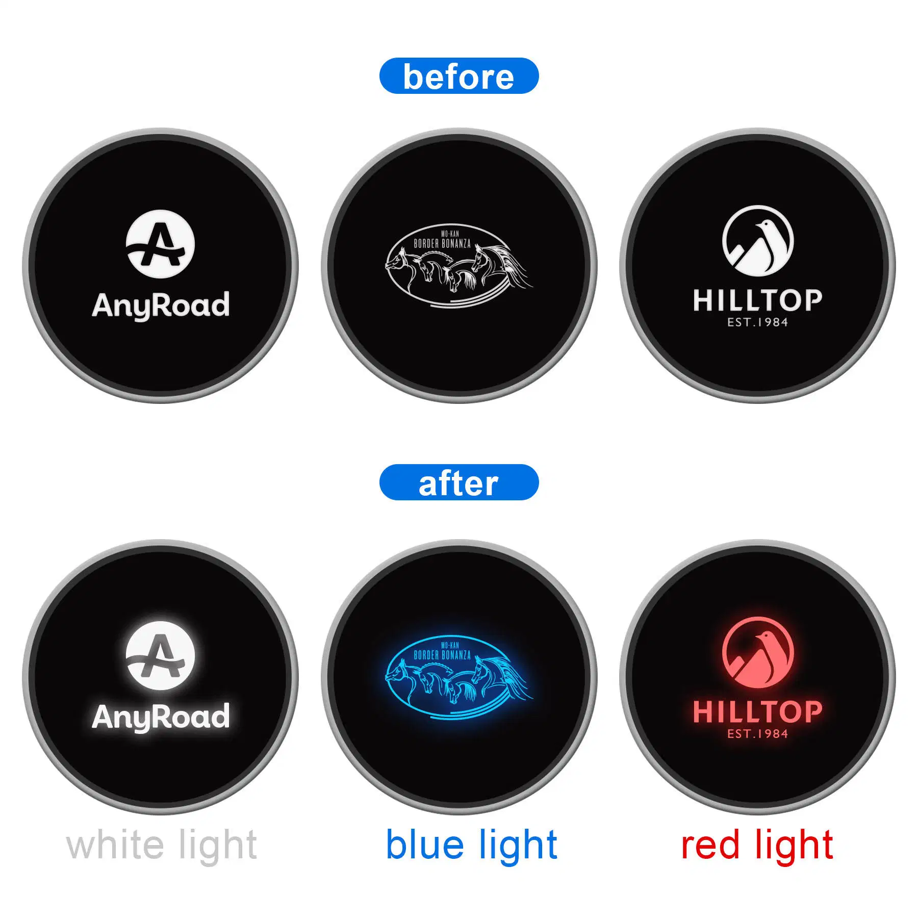 Wholesale/Supplier Price Customized Lighted Logo Fast Charging Mobile Phone Fast Wireless Charger