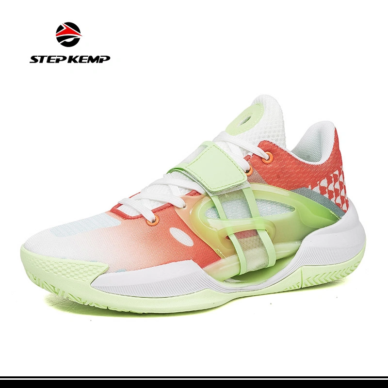 Men Women Athletic Footwear with Superior Support Anti-Slip Design Basketball Shoes Ex-23b6069