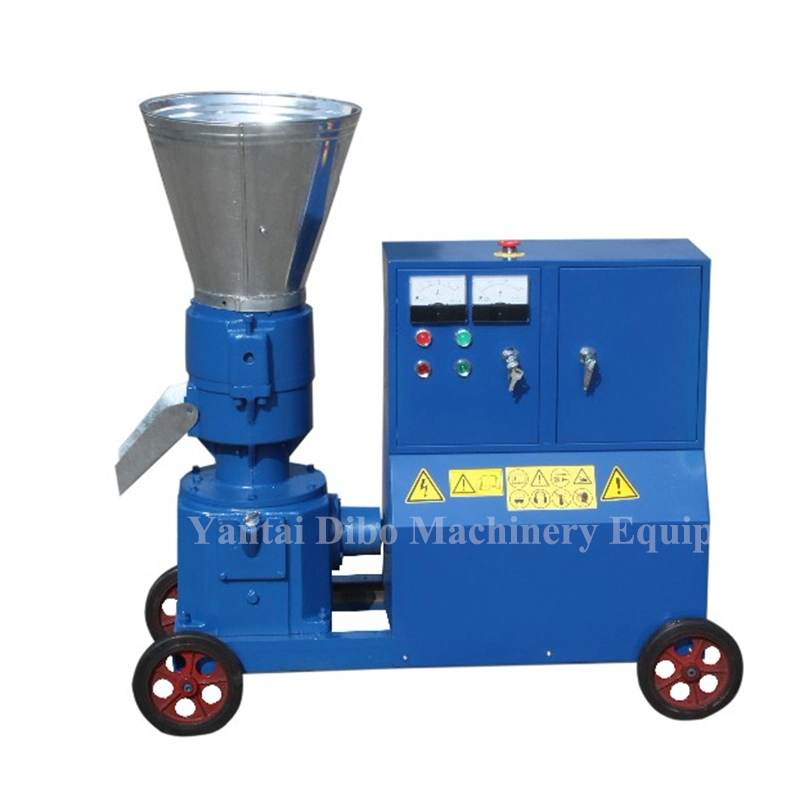 CE Gasoline Diesel Electric Poultry Fish Chicken Cow Mini Pelletizer Pellets Processing Making Feed Pellet Machine with Distribution Control Box for Animal Feed