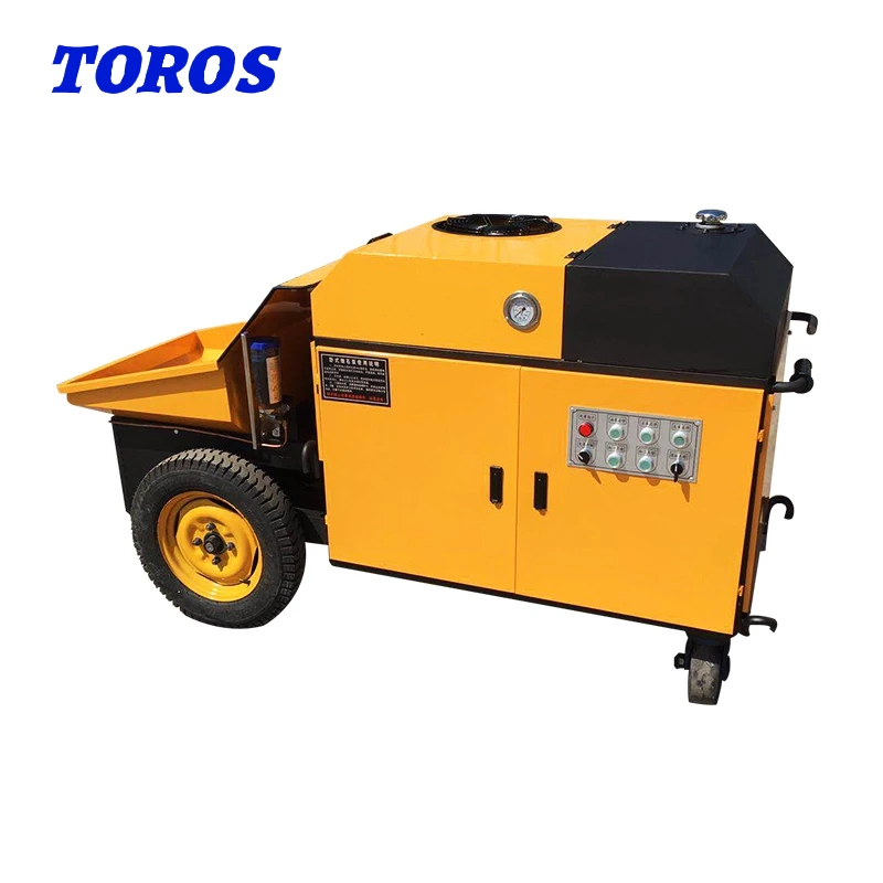 Small Truck Schwing Diesel Engine Construction Concrete Pump Truck Machine Spare Parts Concrete Mixer with Pump