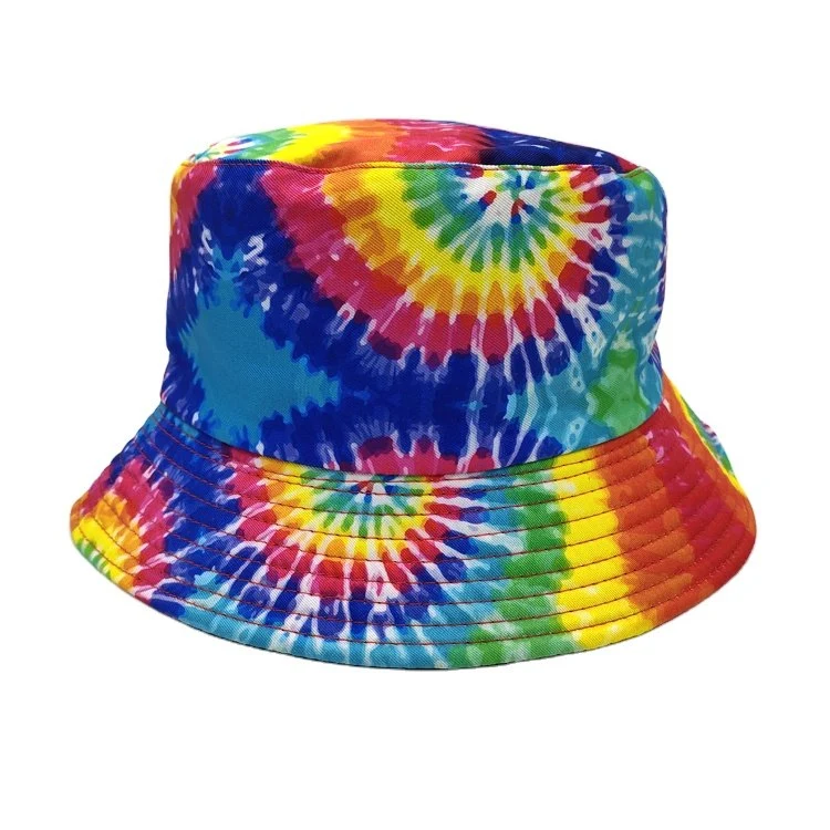 Prix d'usine Logo personnalisé tie dye Fashion tie dye godet Cap Hat