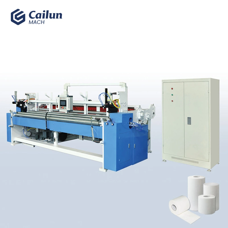 High Speed Automatic Small Business Toilet Tissue Paper Making Machine Full Line with Slitting and Rewinding Machine