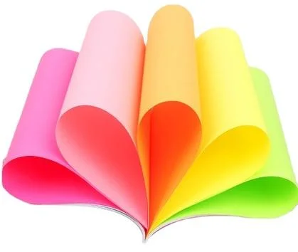 80GSM A4 Fluorescent Color Paper for Printing and Craft for DIY Color Paper