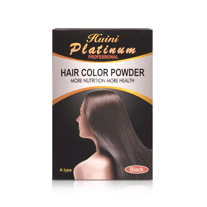 OEM Vente en gros Custom Professional Private Label Herbal Henna permanent Colorant pour les cheveux brun foncé couleur des cheveux shampooing couleur des cheveux