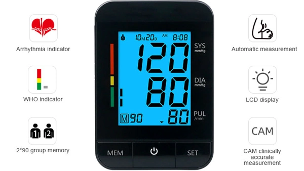 Cheap Blood Pressure Monitor Blood Pressure Monitor + Pressure Arm Blood Pressur Monitor