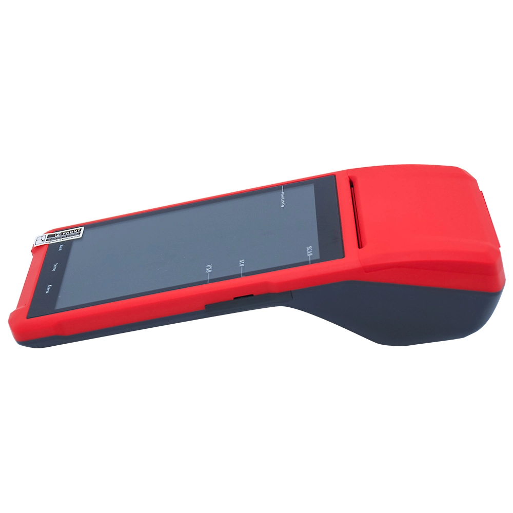 Handheld Android POS Mobile Terminal Touchscreen-Bezahlmaschine mit Drucker