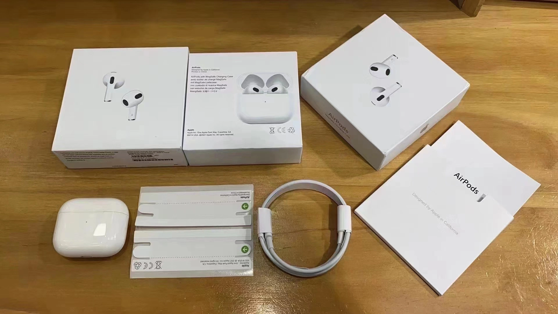 Mobile Phone Gift 1: 1 Earbuds Black Aire Pods3 Bt Earphone Aire Pods PRO Wireless Charging Tws Headset Retail Packaging