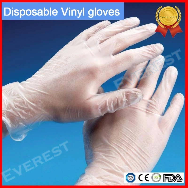 Caretouch Lite Clear Vinyl Powder Free Disposable Gloves