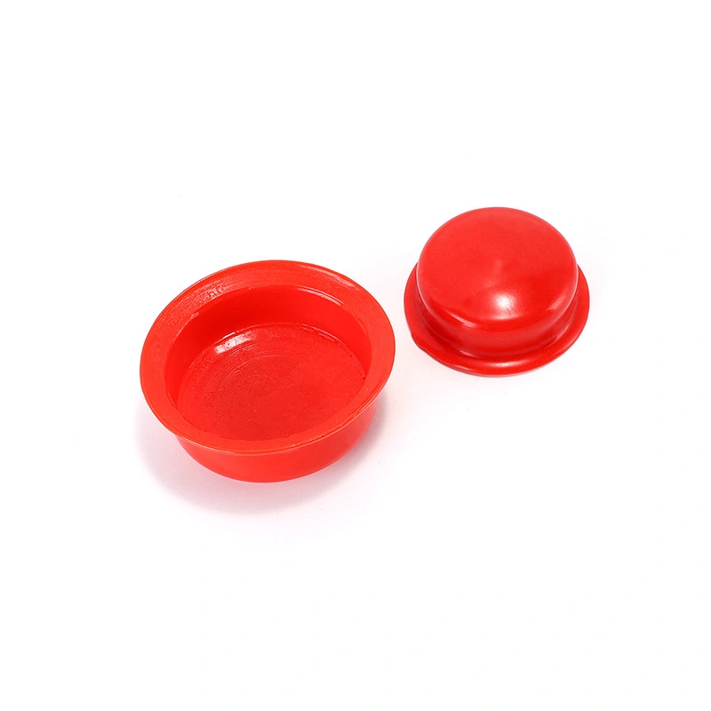 Soft Vinyl PVC Silicone Pipe Threaded Plastic End Cap Switch Button Dust Proof Protector Silicone Cap