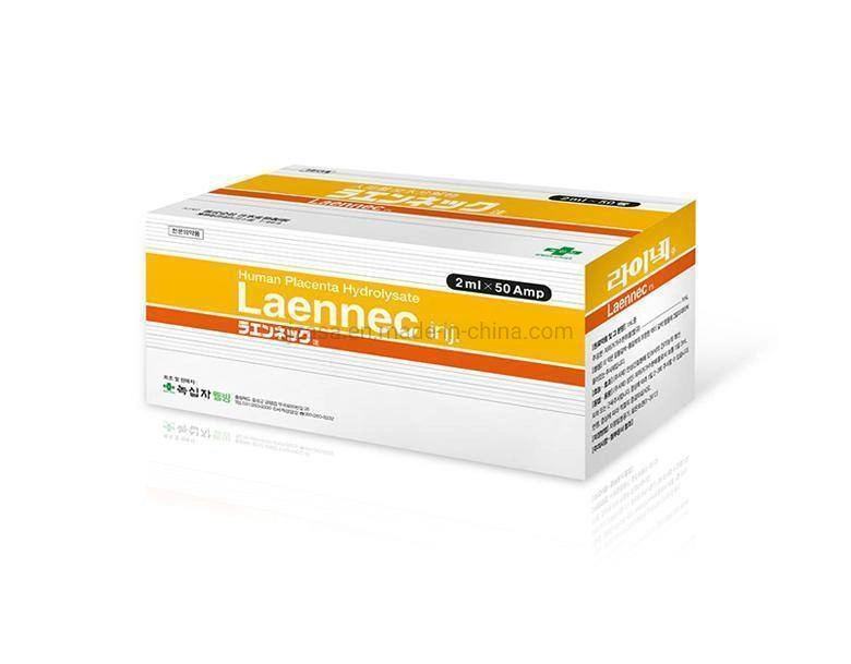 Laennec 50amg Placentex promover a circulação sanguínea hematopoiese regular a pressão arterial Anti-Allergy