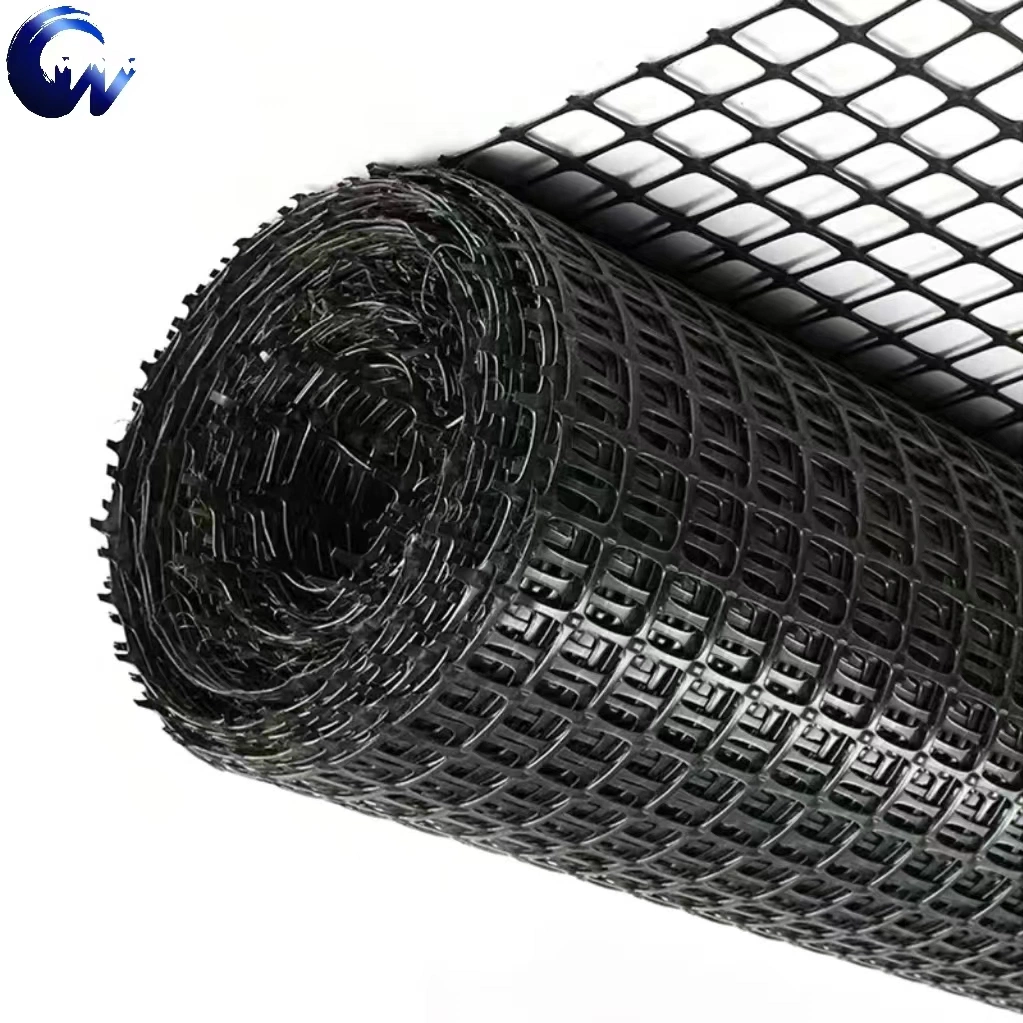 Bidirectional/Plastic Tensile Geogrid with Square/Rectangular Shape