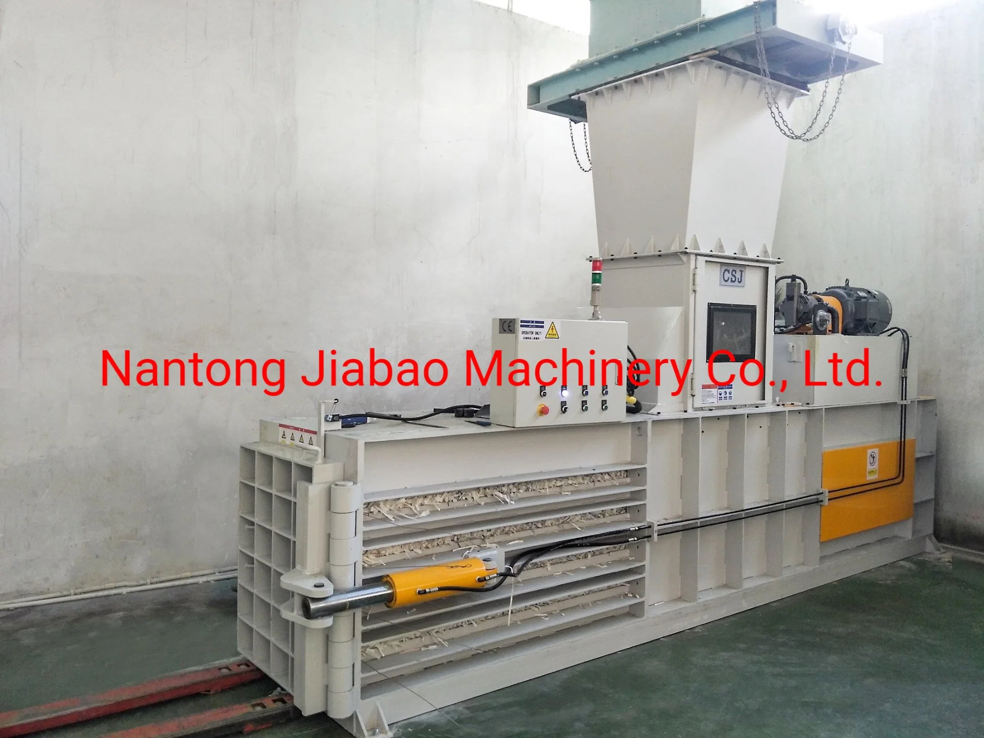 Good Performance Semi-Automatic Horizontal Hydraulic Paper Baler Sponge Press