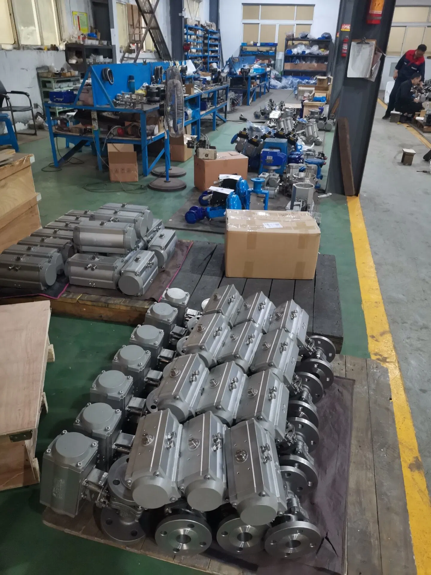 Pneumatic Sanitary Ball Valve with 3-Piece Welding Connection