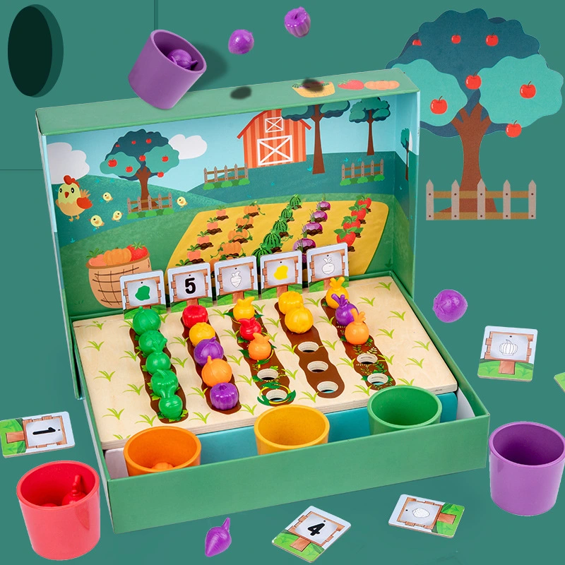 Simulation Farm Fruit and Vegetable Plantation for Children&prime; S Color Cognition Toys