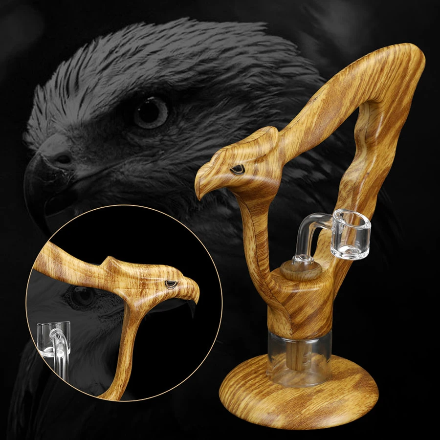 Wooden&Glass Luxury Wholesale/Supplier Tabacco Flavor Eagle Nectar Collector