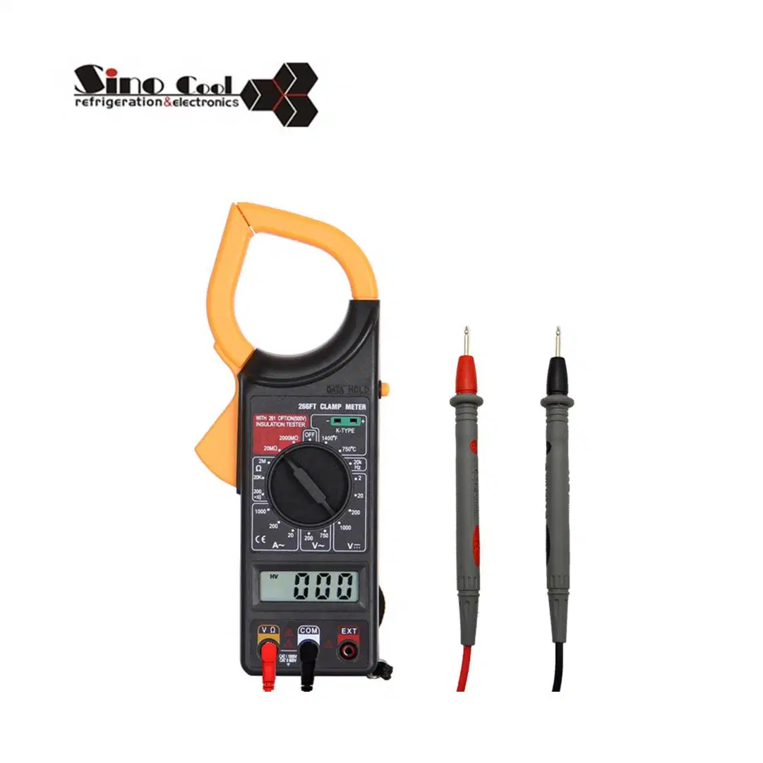 Air Conditioner Parts Dt202 Auto Ranging Digital Clamp Meter