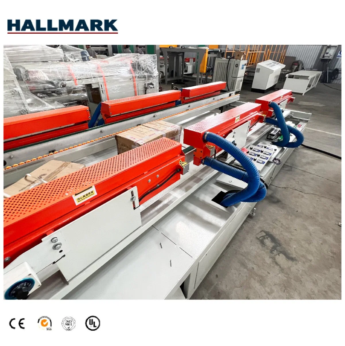 Hallmark High quality/High cost performance  New Type V Shape Groove Coating Machine for Spc Flooring Making