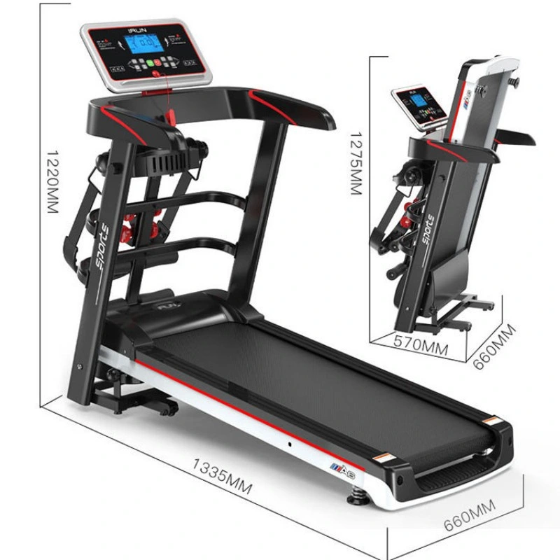 Home Gym Speed Adjustment Motorized Folding Electric Treadmill