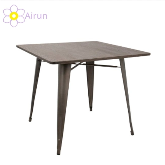 Wholesale/Supplier Dining Room Used Restaurant Vintage Industrial Metal Frame Dining Used Tables and Chairs for Restaurant