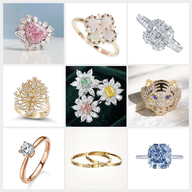 Rings Necklace Wedding Rings Bracelet Fashion Jewelry Lab Grown Diamond