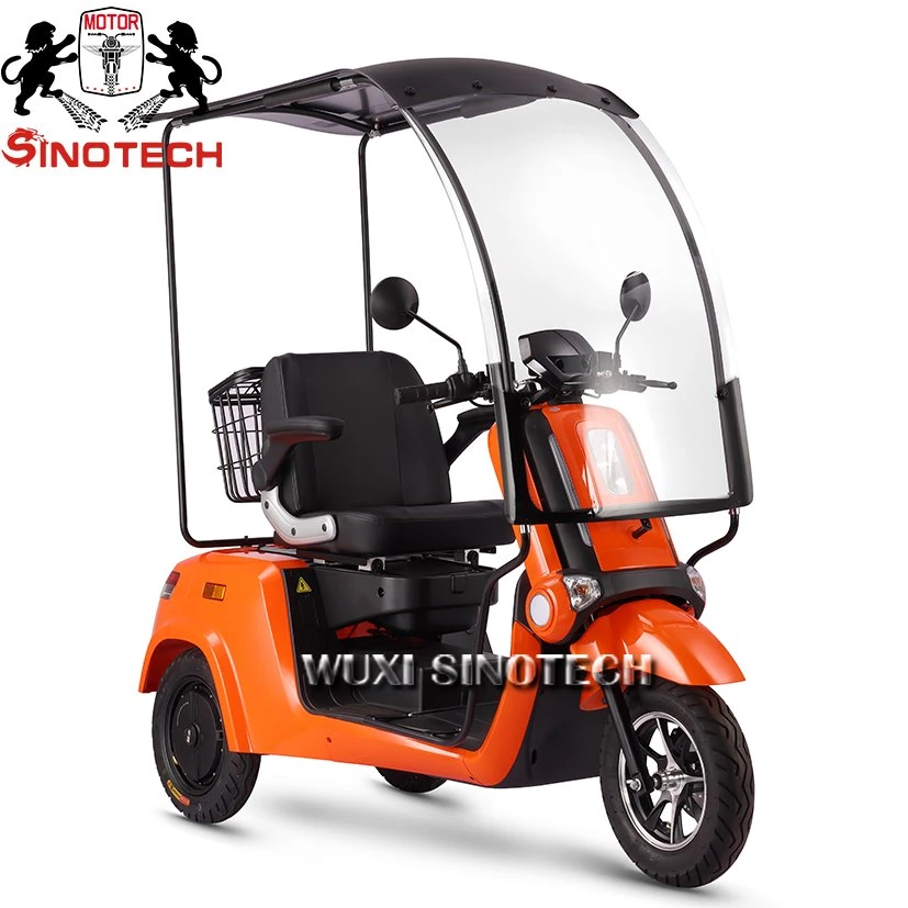 Good Quality 800W Motor Electric Tricycle with Rain Shelter