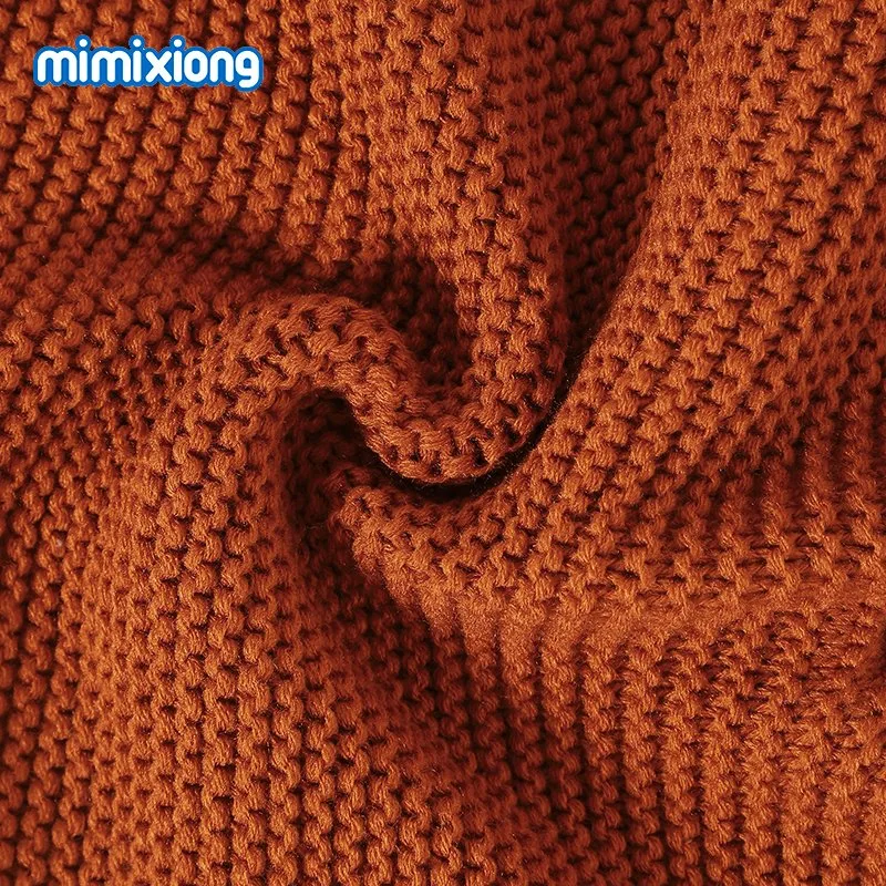 2023 Nuevo estilo Mimixiong recién nacido bebé de punto Rompers Jumpsuits Bebés Ropa Sudadera con capucha para niños pequeños ropa