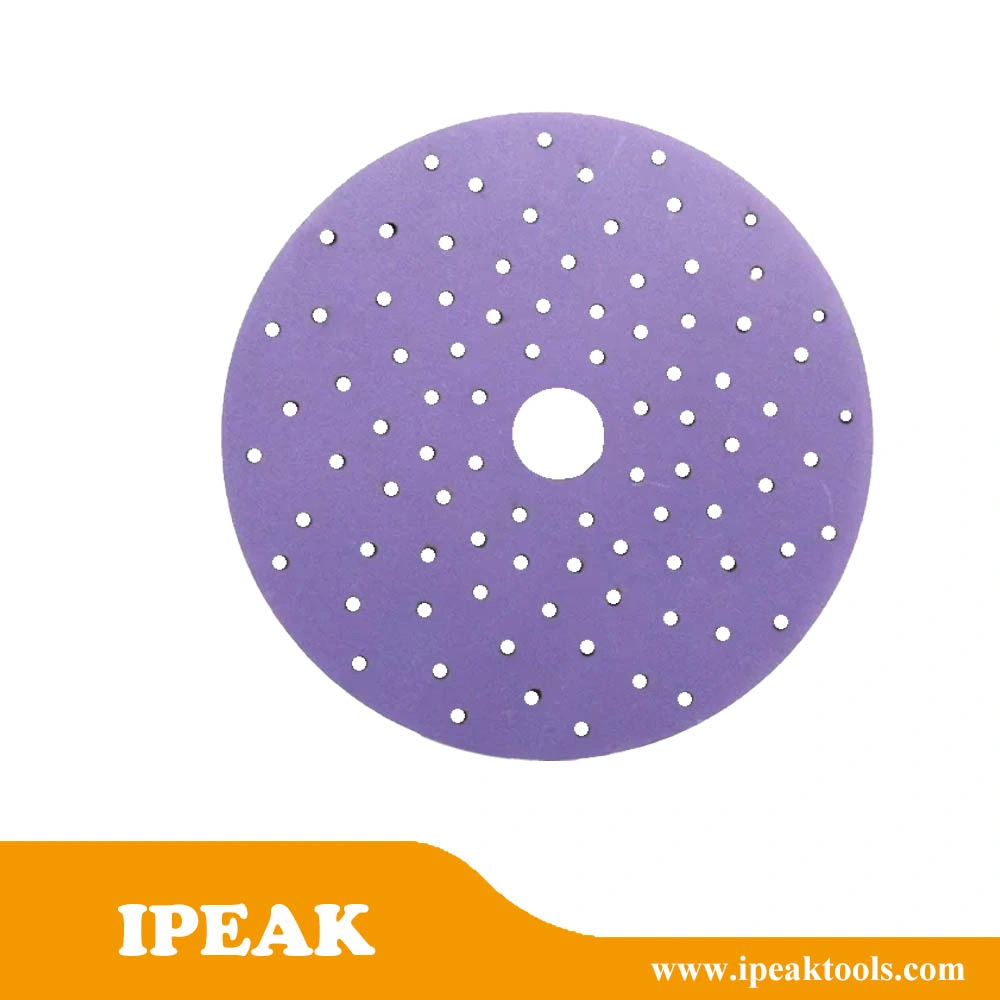 -Purple Hook & Loop 198mm Backing Sanding Disc for Sander, Finishing Fine Cut Sanding Abrasive Auto