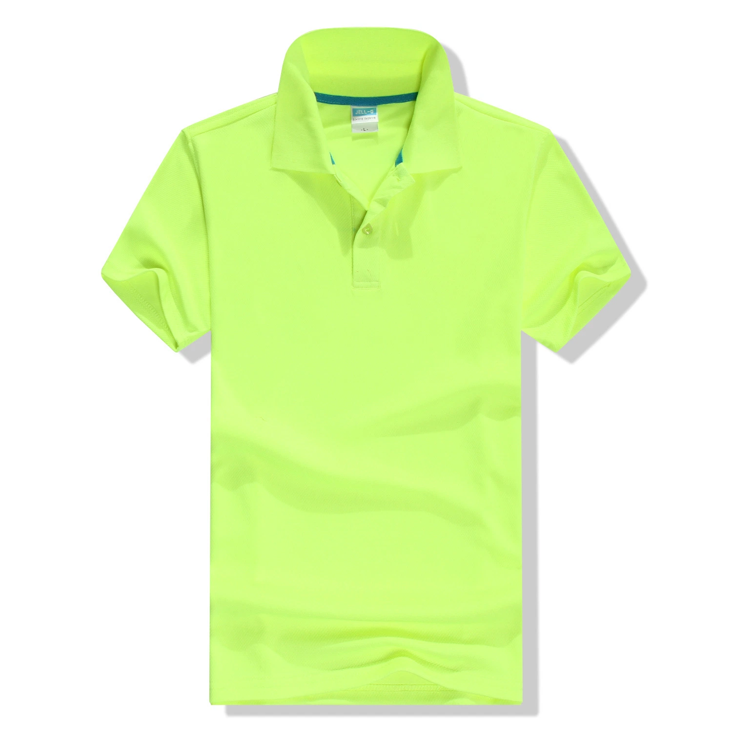 Vêtements respirants à séchage rapide avec col rabattu et manches courtes en polyester Polo Tops T-Shirts.