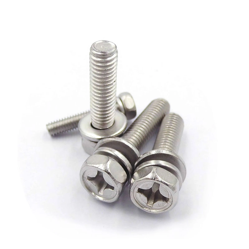 Hex Head Phillips Drive Sems Screw with Spring and Flat Washer 20% off