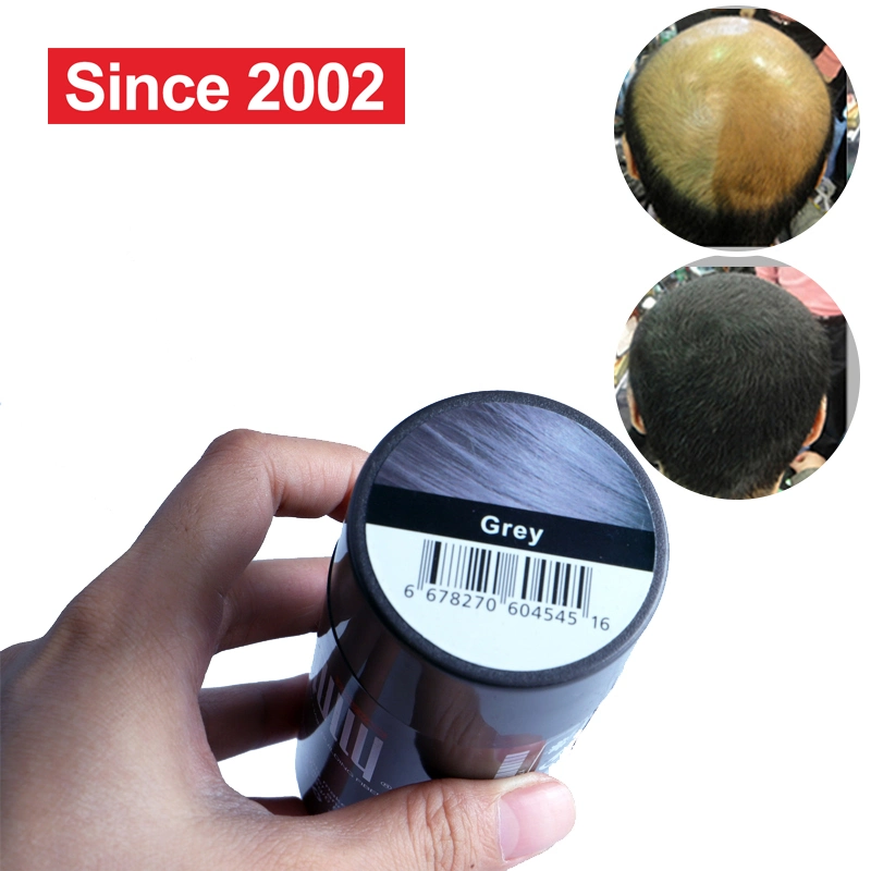 Dark Brown Color Natural Hairline Powder Instant Hair Thickening Fiber Powder