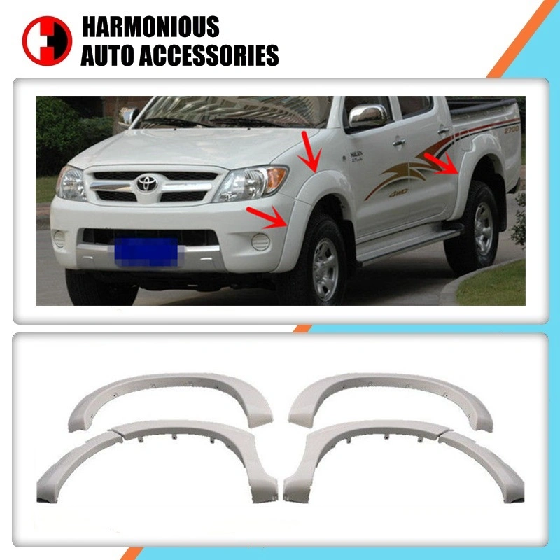 Cava-de-roda fachos de para-lama para a Toyota Hilux 2.7 Vvti Vigo 2005-2010