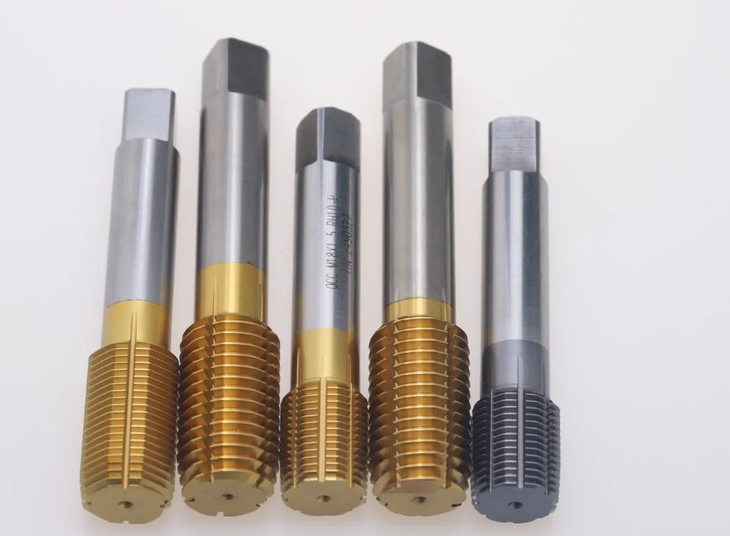 High quality/High cost performance HSS Forming Taps with Tin Coating M5*0.8