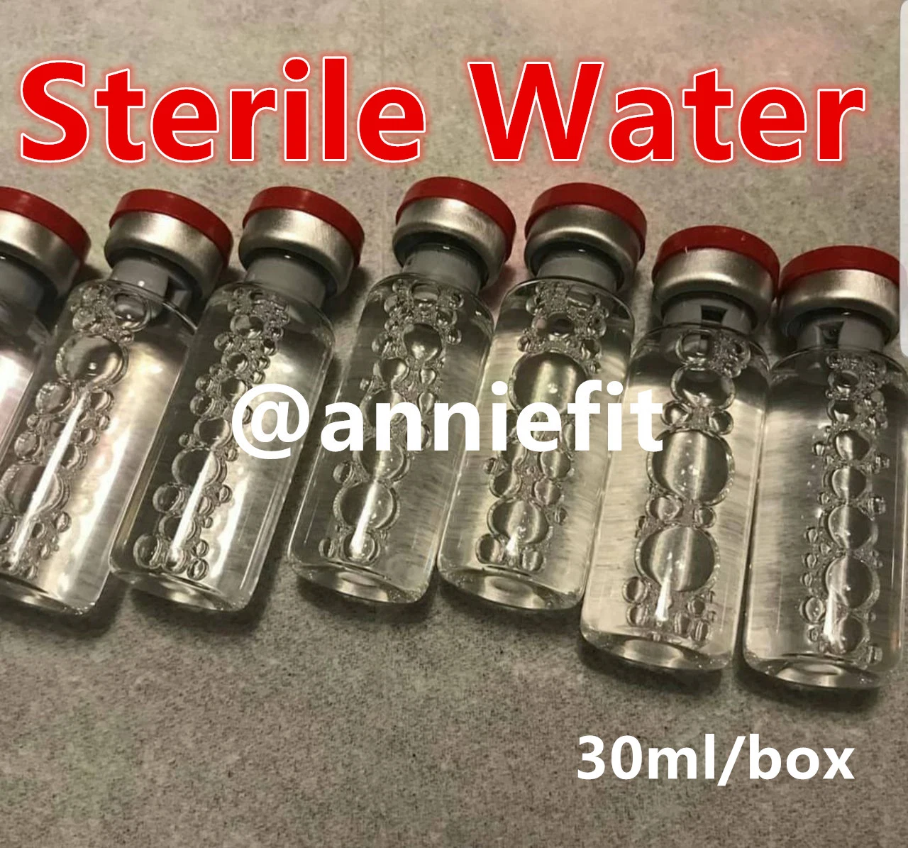 Sterile Water Lyophilized Peptide Powder Mounjar Tirzepatide Bac Water 30ml Kits