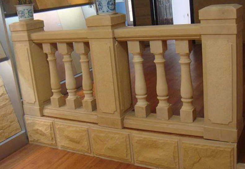 Customized White/Yellow/Red/Black Granite/Marble Stair/Railling/Column/Handrails/Baluster for Decoration