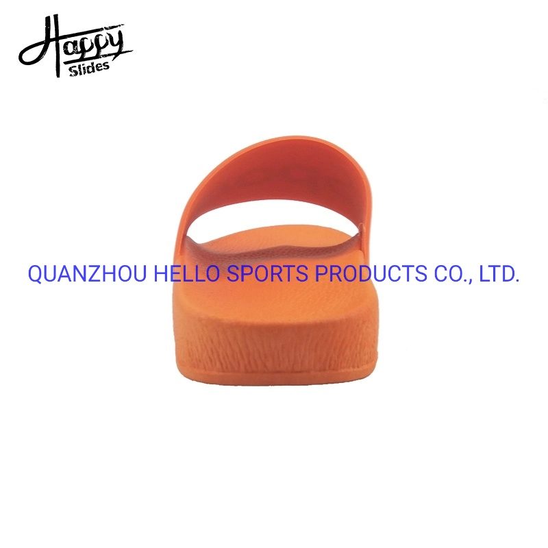 Happy Slides Custom Slipper Slides with Logo, Fashion EVA Nude Beach Branded PVC Slipper Shoes, New Foot Massage Slipper