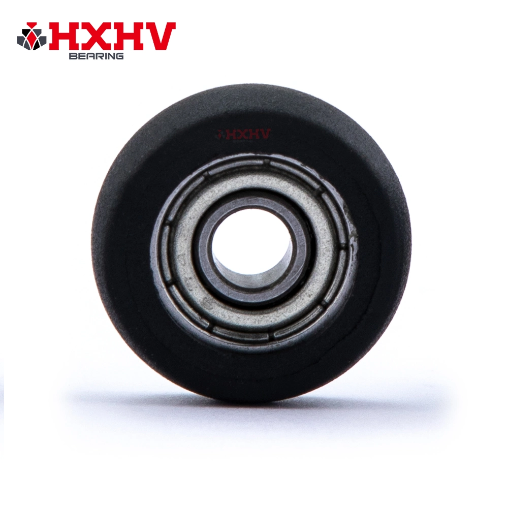 hxhv black round roller wheels for roller skates with rubber wheels