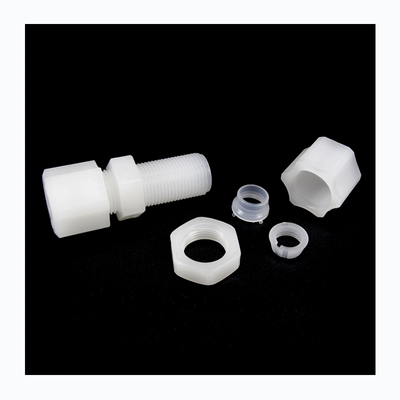 Cheap Factory ODM Price PVDF Bulkhead Union Plastic Joints Bulkhead Union