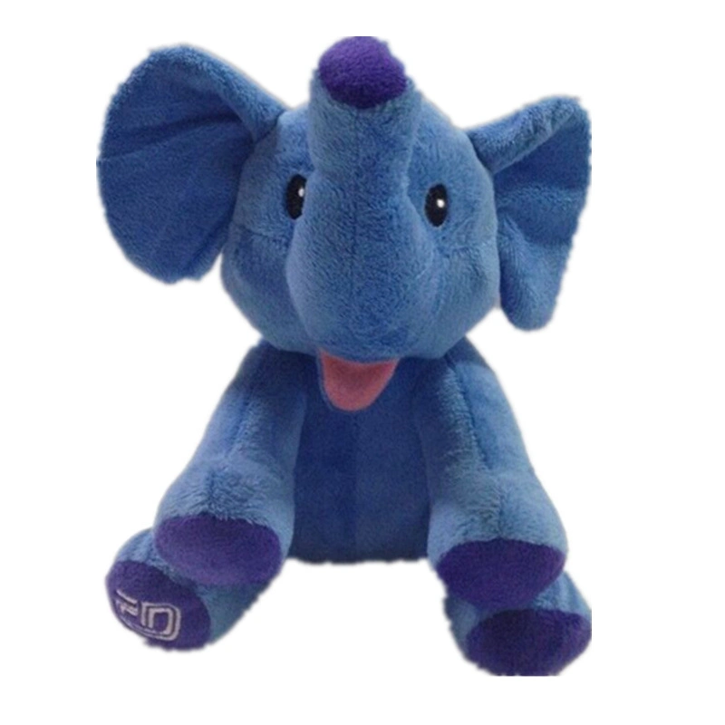 Elefante de peluche animado de pelúcia promocional OEM de 20 cm Brinquedos amigos do brinquedo amigos do ambiente para criança