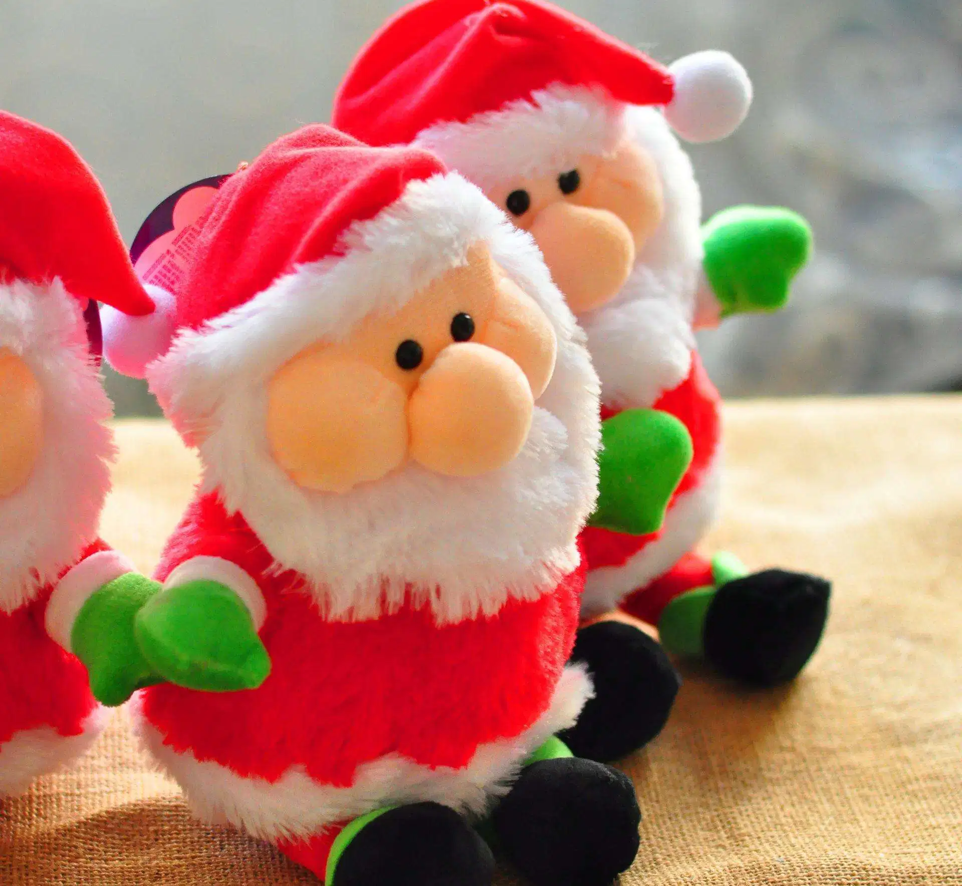 Soft Plush Stuffed Santa Claus Toys Christmas Gift