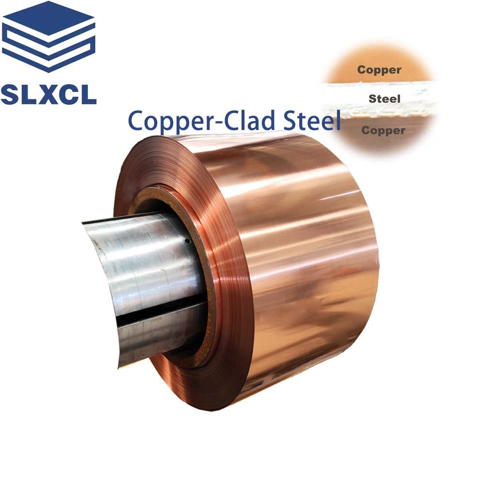 New Material Red Copper-Clad Steel Reel Coil Clad Overlayer Material