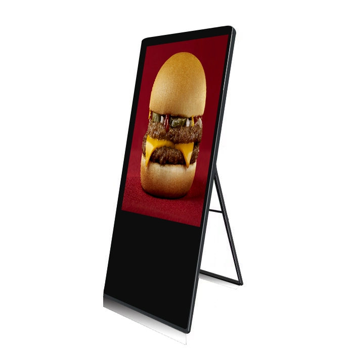 49 Inch Indoor 4G 5g WiFi HD Foor Standing Poster Screen LED Advertising Sign