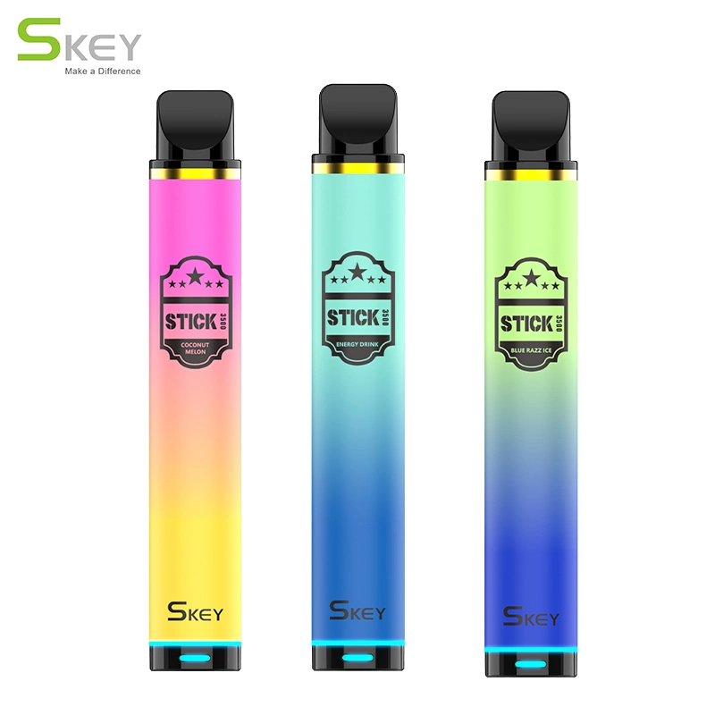 Skey Stick 3500puffs 10,5ml bobine en maille jetable électronique ecigarette Vape Périphérique stylet