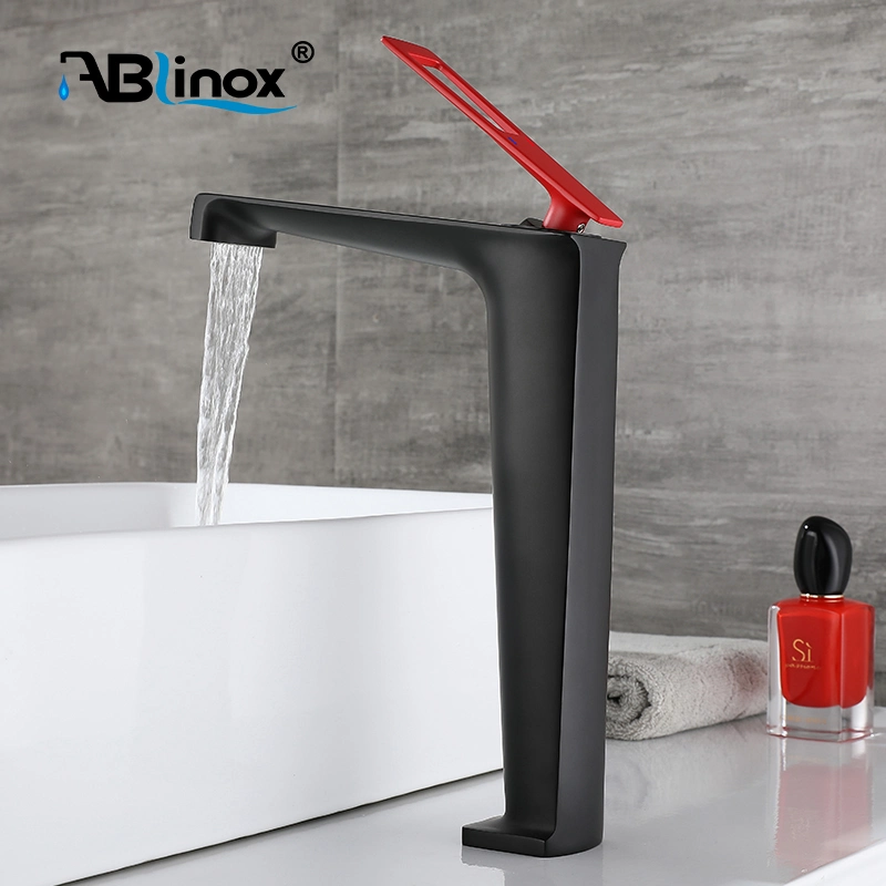 Ablinox Best Selling Modern Design Hot and Cold Bathroom 304 Stainless Steel Hot and Cold Water Mixer Tap