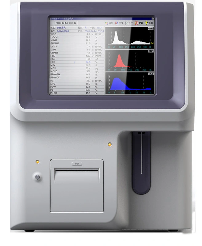 Med- Kt-6400 Analizador de Hematología automática Precio máquina de texto de sangre