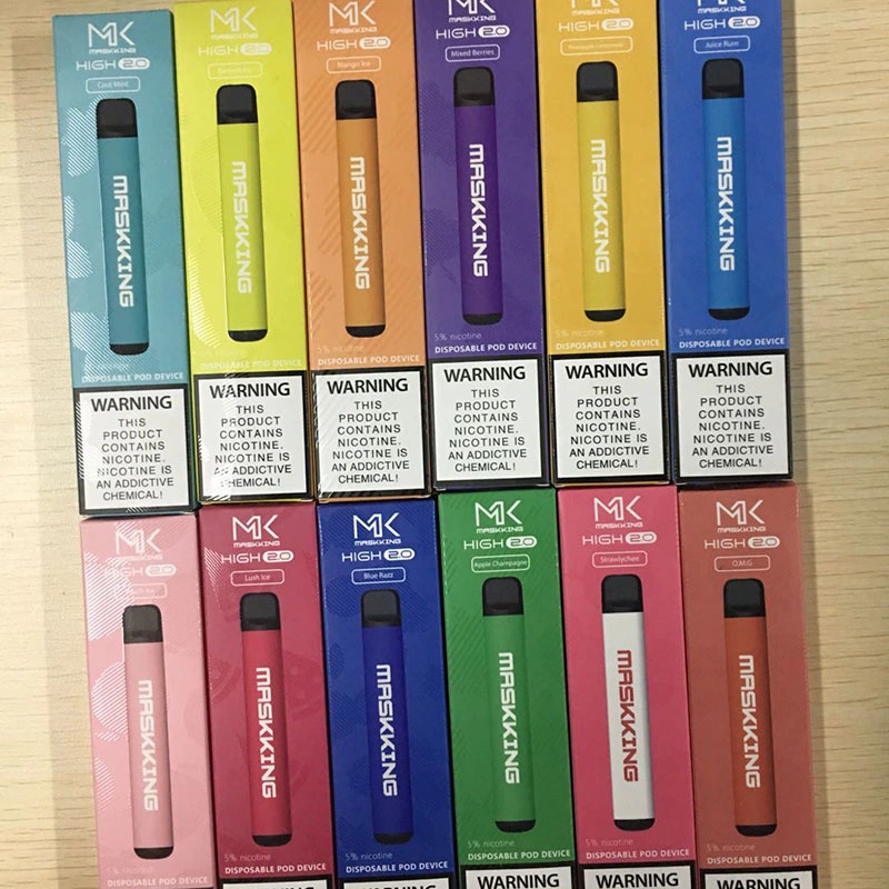 Desechables baratos al por mayor E-Cig personalizado con Logo Mod Mini caja de cigarrillos E Vape Pod