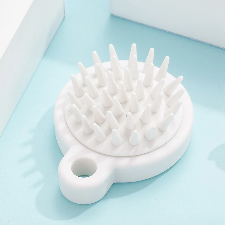 The Most Popular Silicone Shampoo Brush High quality/High cost performance  Scalp Massaging Shampoo Brush White Shampoo Hair Brush