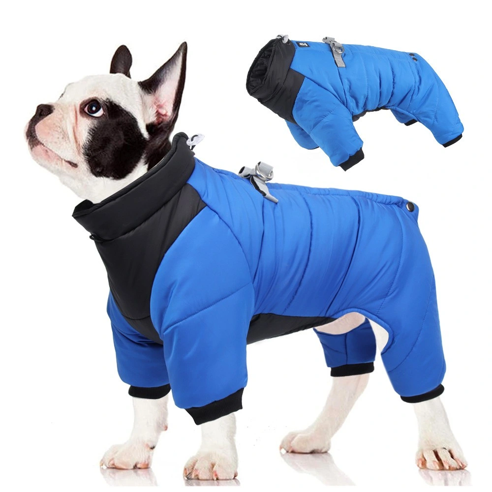 Kinpack Fashion Winter Dog Warm Coat Jacket Four-Legged Warm Pet Clothes for Small Medium Large Dogs