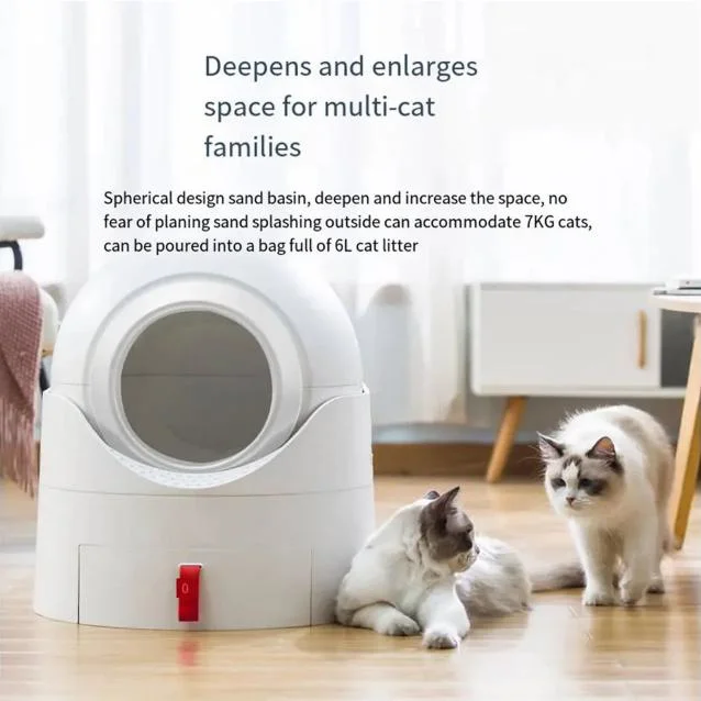 Meilleur nouveau produit 2023 smartphones contrôle Wi-Fi litière automatique pour chats Boîte