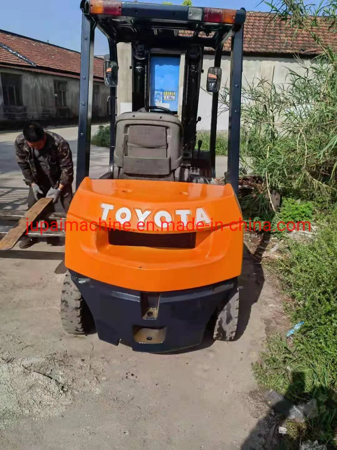 Used Orignal Japan Manufactured Fd30 Toyota Forklift Truck Diesel 3 Ton 3mast Second Hand Forklift Truck